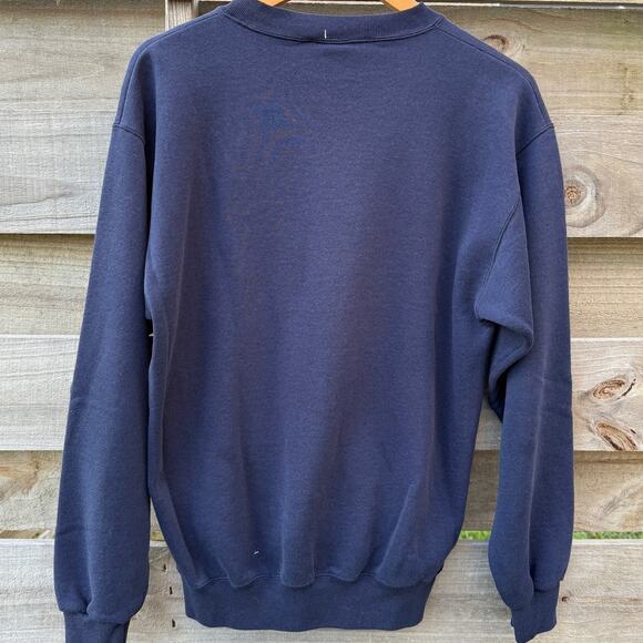 Outback Steakhouse Vintage Embroidered Kangaroo blue crewneck sweatshirt Sz XL - Picture 2 of 7
